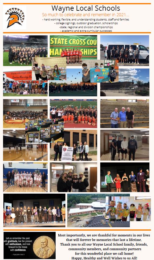 collage of a year in review